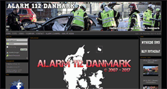 Desktop Screenshot of alarm112danmark.dk