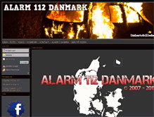 Tablet Screenshot of alarm112danmark.dk